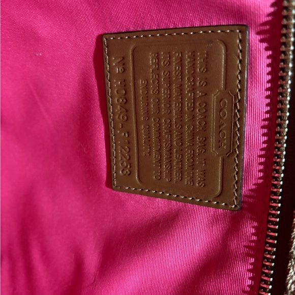 Coach Brown and Pink Tote Bag - Picture 5 of 5
